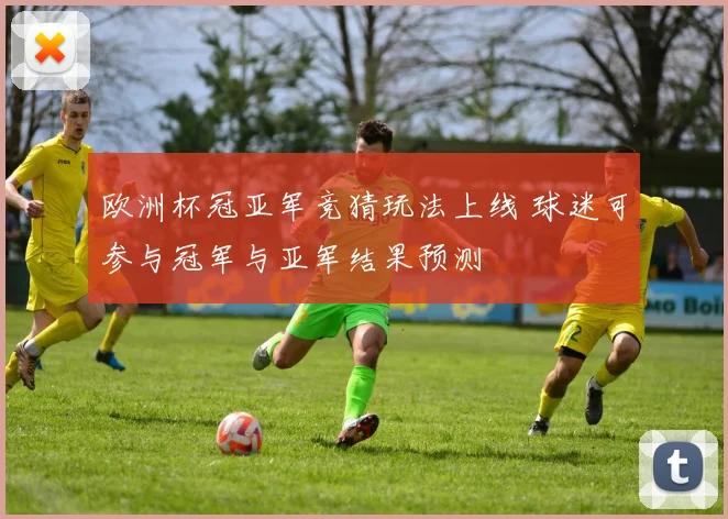 欧洲杯冠亚军竞猜玩法上线 球迷可参与冠军与亚军结果预测